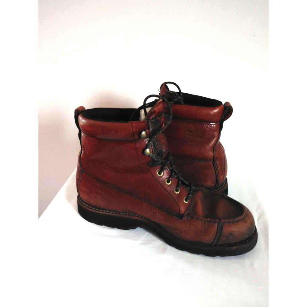 Irish Setter by Red Wing Leather Work Hiking Boots Brown Lace‑Up Soft Toe Men 11